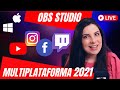 Live MULTIPLATAFORMA YouTube Facebook Instagram no OBS | TUTORIAL Plugin Multi RTMP 2021