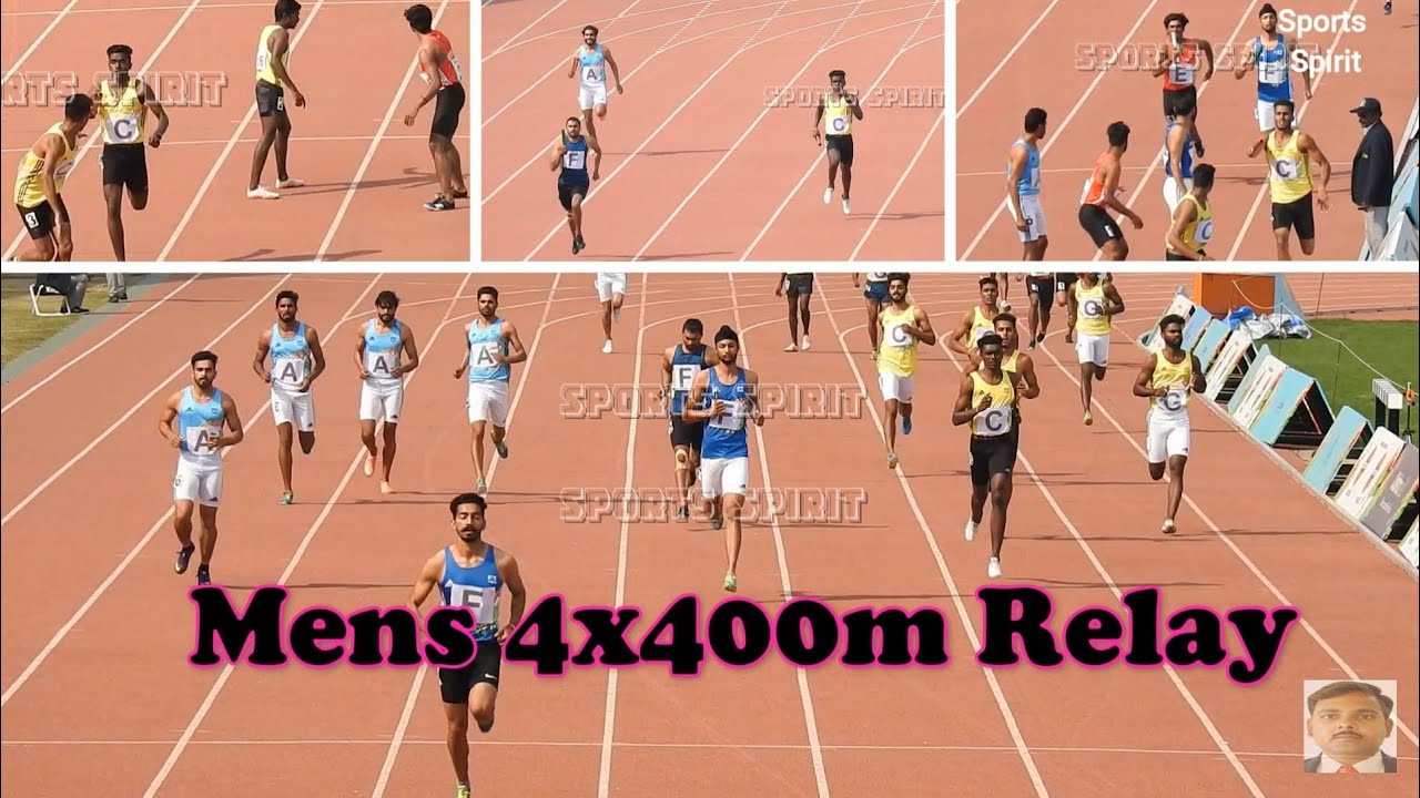 Mens 4x400m Relay in 1st Khelo India University Games 2020