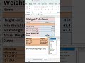 Height डालो और जानो तुम Fit हो या नहीं 😱 Excel BMI Calculator