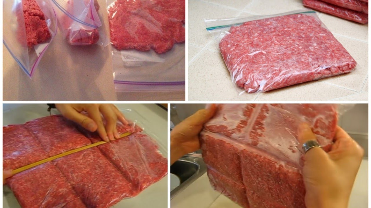 Как хранить правильно продукты - фарш