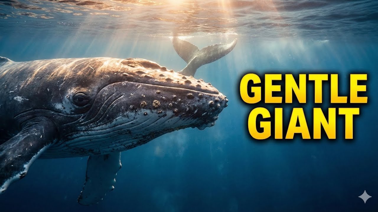 🐋 Gentle Giant of the Ocean | AI-Generated Cinematic Whale 🌊🎬