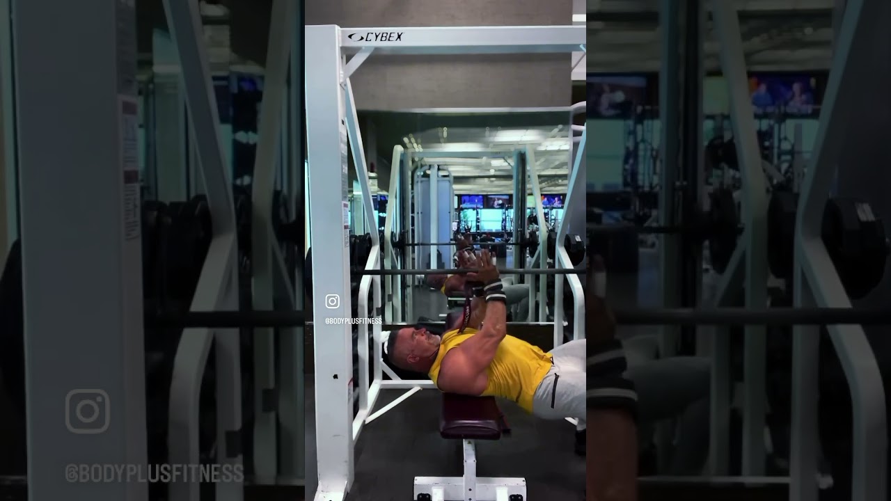 Try the Smith machine close grip presses for your triceps with a bare hand grip for maximum tricep