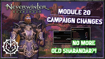 Neverwinter | Mod 20 Campaign Changes