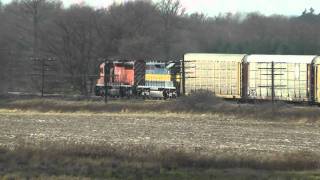 CP 5964 and ICE 6441 westbound Nov 12 2011