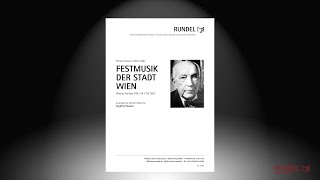 Festmu Der Stadt Wien Richard Strauss 1864-1949 Arrangement Siegfried Rundel