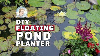 Make a Floating Pond Planter