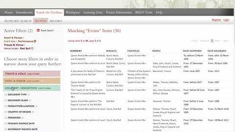 Django Faceted Search engine: DJFacet demo (2008)