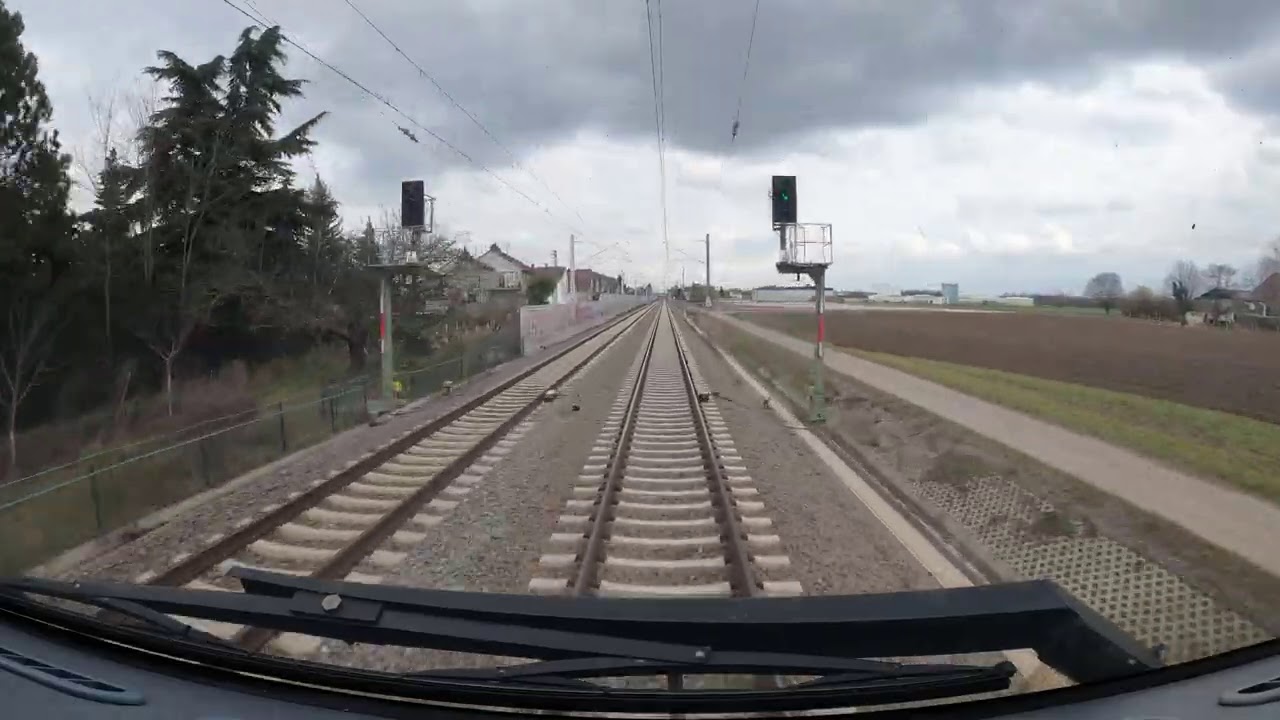 Führerstandsmitfahrt S1 Neustadt(Weinstr) Hbf - Osterburken