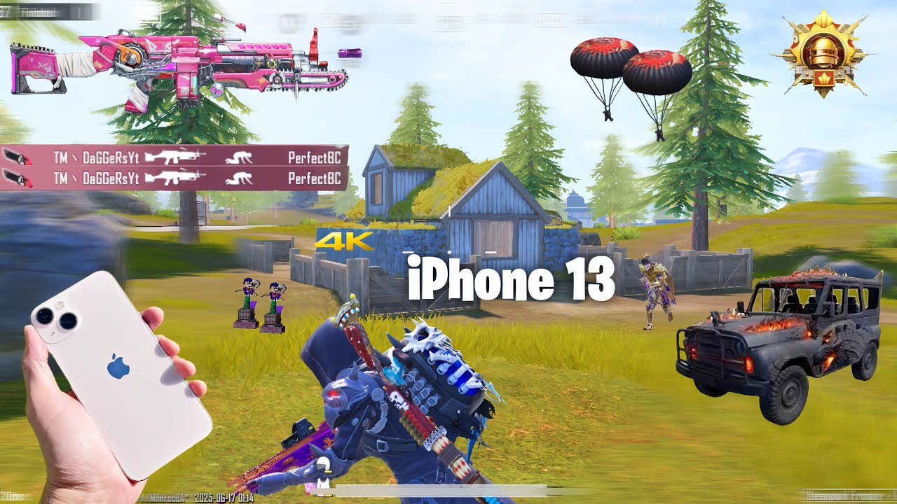 iPhone 13 HD+EXTREME on iOS 18.5 🔥/ BGMI 3.8 Update Livik Gameplay!! ❤️