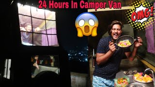 LIVING In CAMPER VAN For 24 HOURS😱😍 **Epic**
