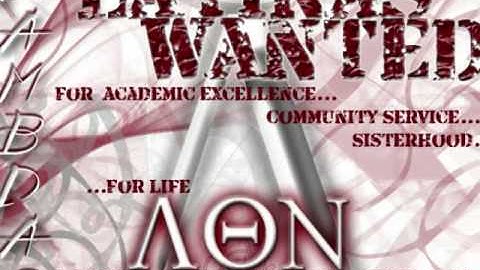 Lambda Theta Nu Sorority, Inc Alpha Chapter