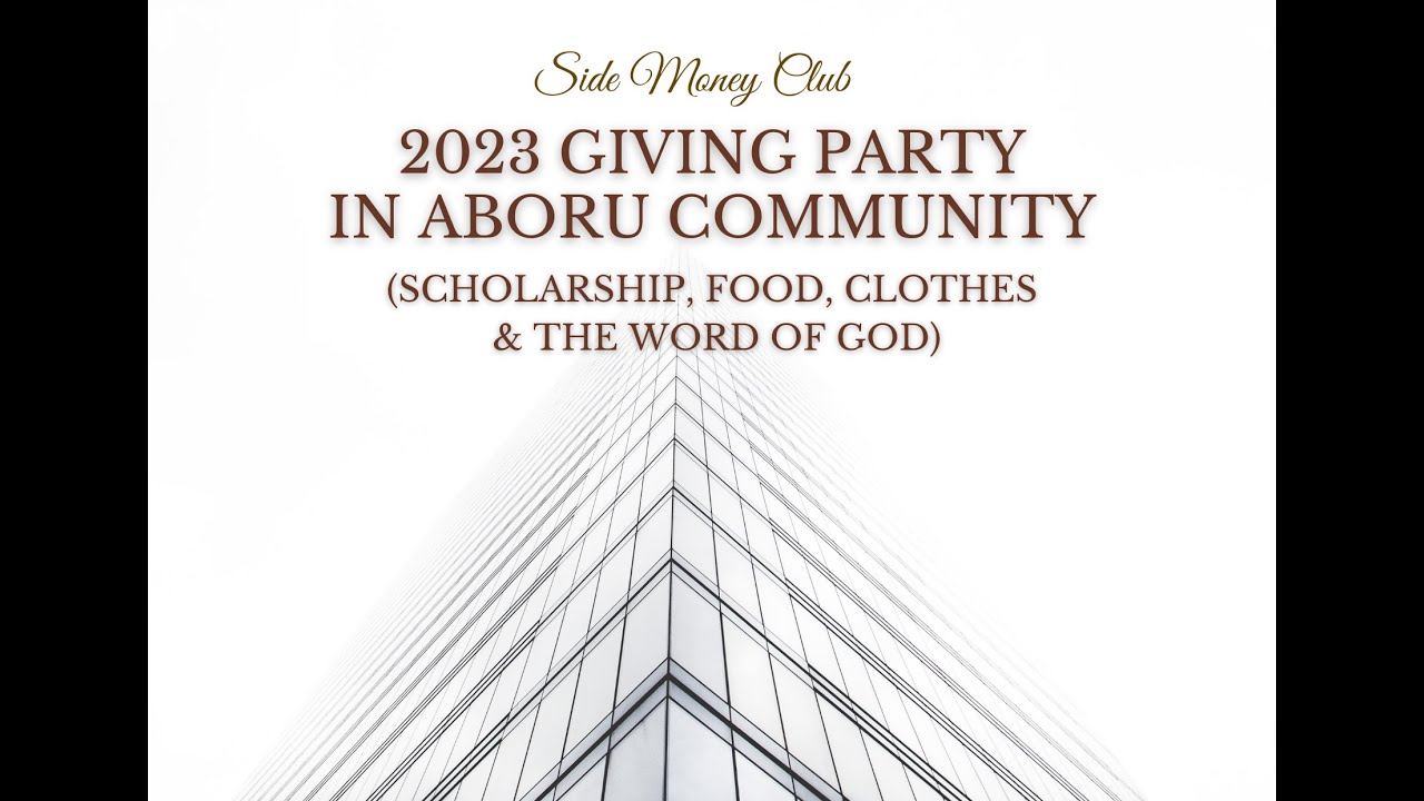 2023 GIVING PROJECT || GLOBAL SIDE MONEY CLUB