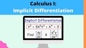 Calculus I: Implicit Differentiation || Md. Zahidul Hasan