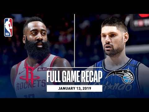 Full Game Recap Rockets Vs Magic James Harden Records His 16th Consecutive 30 Point Game
