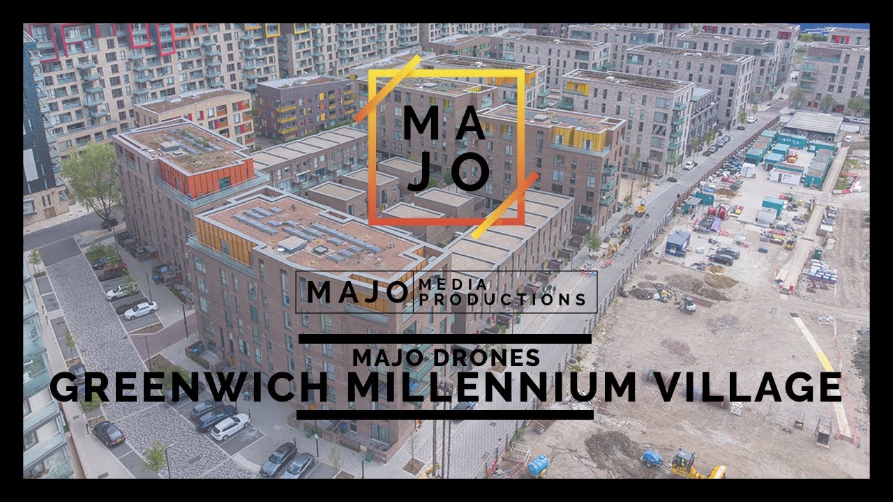 Greenwich Millennium Village Drone 4k Marketing Video - Bennett (Construction)