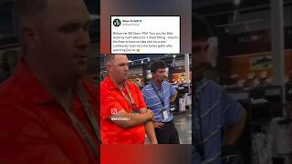 Funny zac Blair pro golfer fitting at golf galaxy.  looks like a 1 handicap. haha