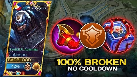 JOHNSON USERS TRY THIS NEW FAST COOLDOWN BUILD 100% BROKEN!!😱 (MUST TRY) | JOHNSON BEST BUILD | MLBB