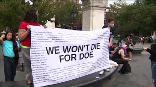 Parents protest on behalf of special needs students before school reopenings