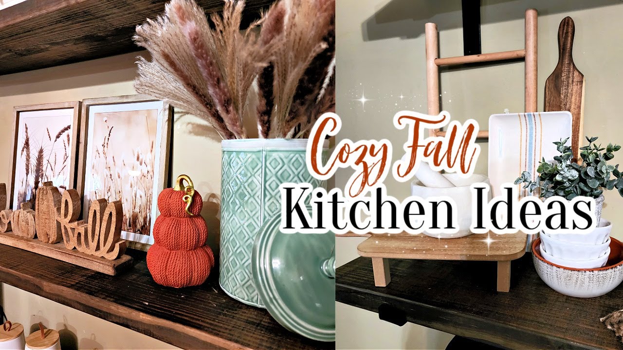 New Fall Kitchen Decorate with Me 2022. New Cozy Fall Decorating Ideas
