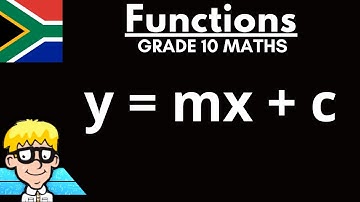 Straight Line Grade 10: y = mx+c