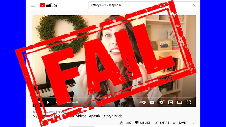 Kathryn Krick Defends Herself  And FAILS