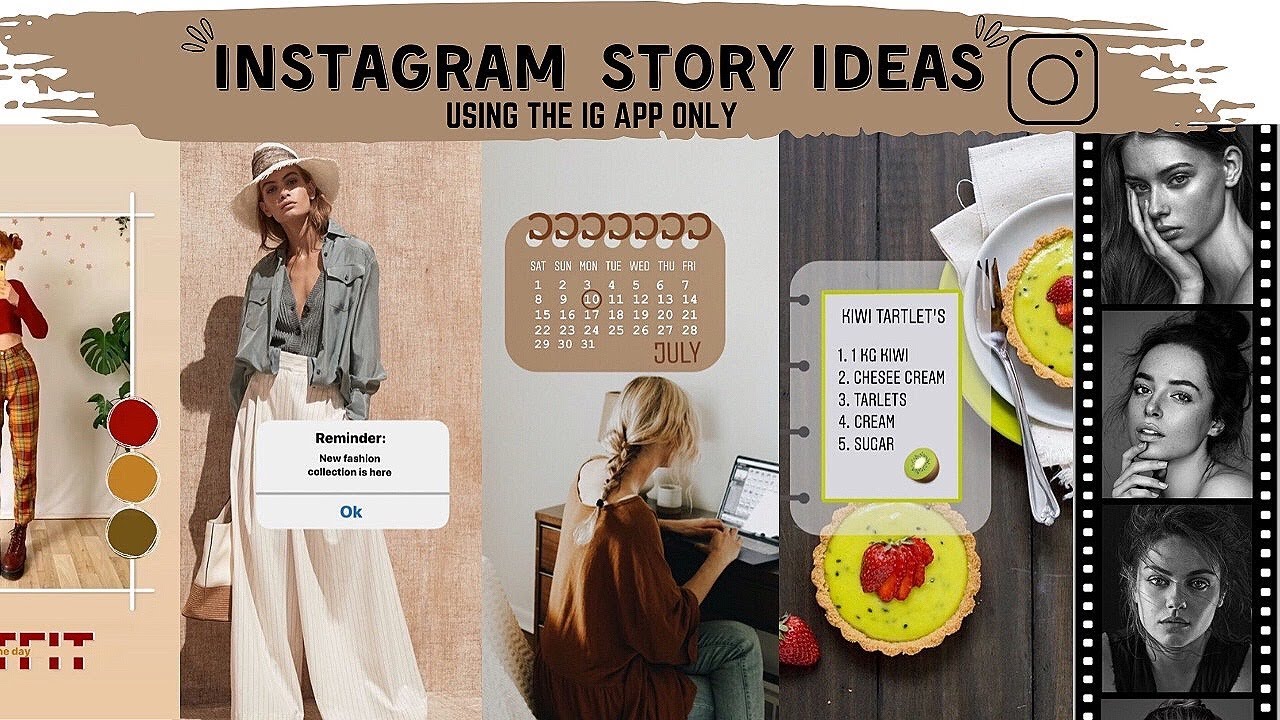 10 Creative Instagram Story Ideas | Using the IG app only | - YouTube