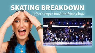 Usher's Super Bowl Halftime Show Skating Breakdown
