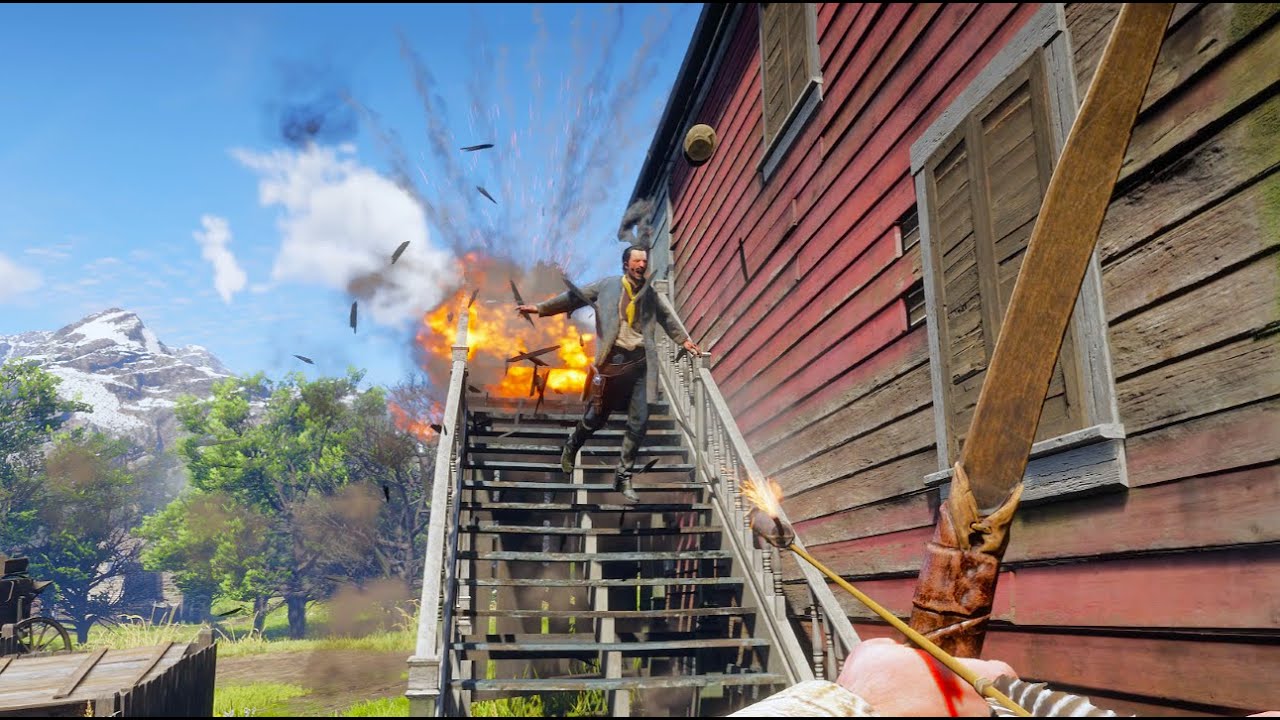 Slow Motion gameplay - Red Dead Redemption 2 (PC 60FPS) - YouTube