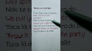 TACA LA DENTRO - SEKIMANE, shonci and MC Gw (lyrics)#viral