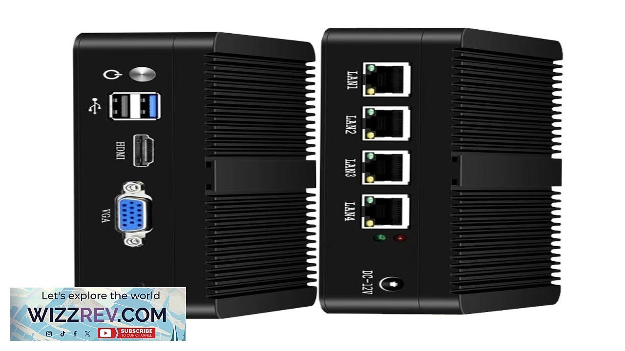 4 Ethernet Mini PC Intel N100 N2830 J1900 J4125 N5105 CPU X86