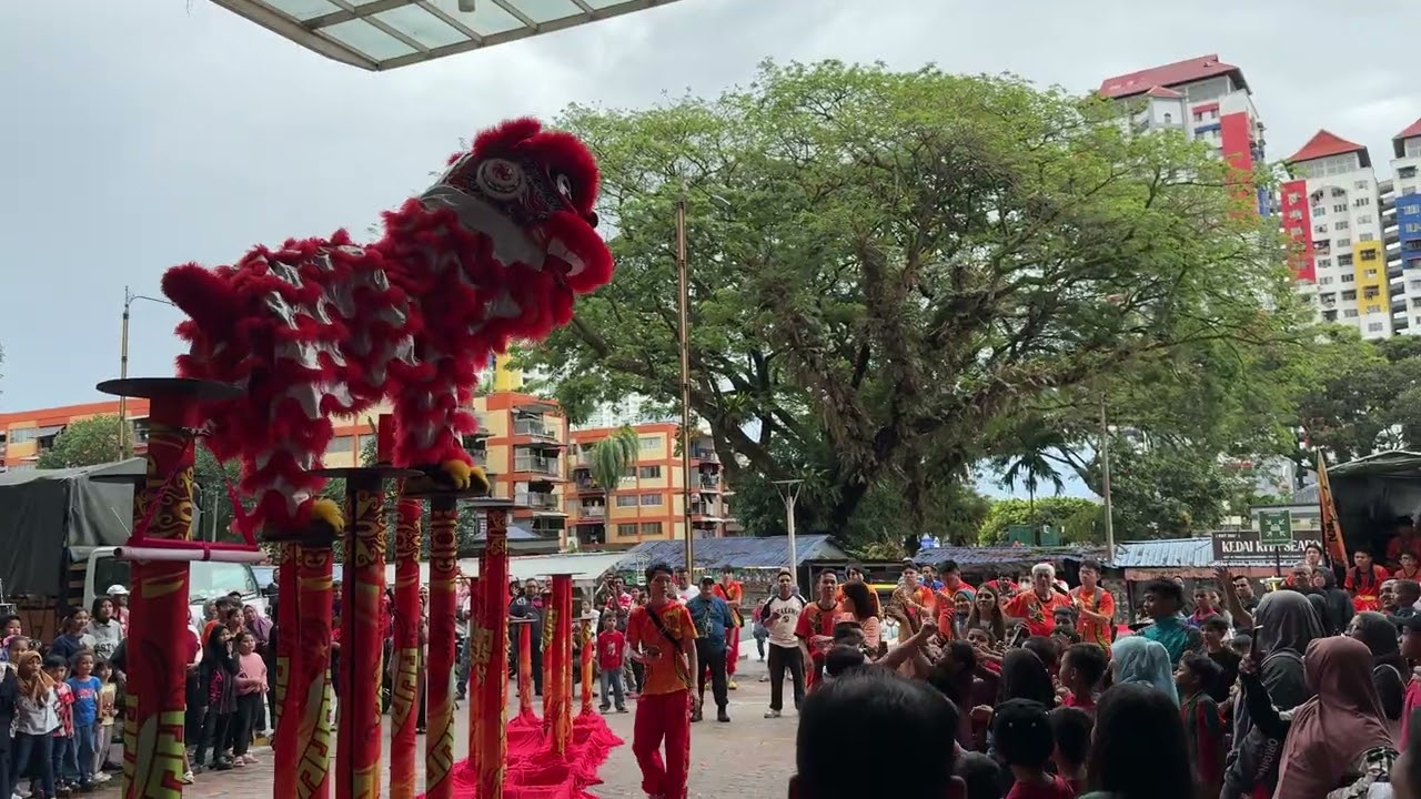 Lion Dance on Chinese New Year