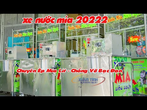 Video Xe Nước Mía Kim Cương 2022 Ép 2-3 Cây 12 Bạc Đạn Giá... - youtube
