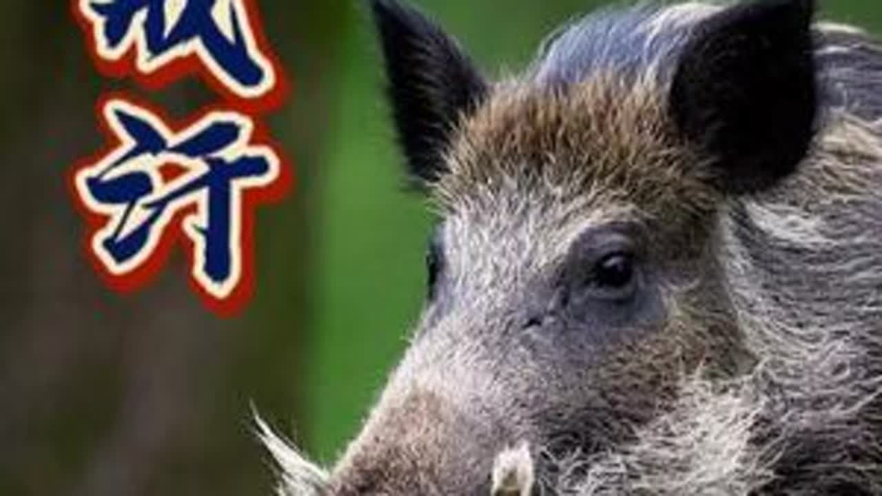 八戒汗！ 世界上最完美的模特八戒汗！#野猪 #八戒 #动物世界