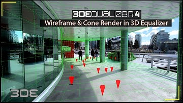Wireframe Render in 3D Equalizer | 3D Equalizer Wireframe & Cone Render