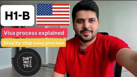 “H1B Visa – Step by Step Process”| LCA to H1-B Petition approval Easy explained