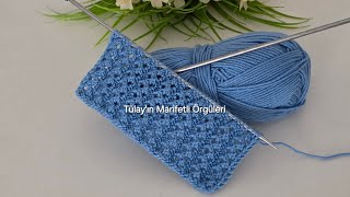 Wow 🧶Kolay Ajurlu Örgü Modeli