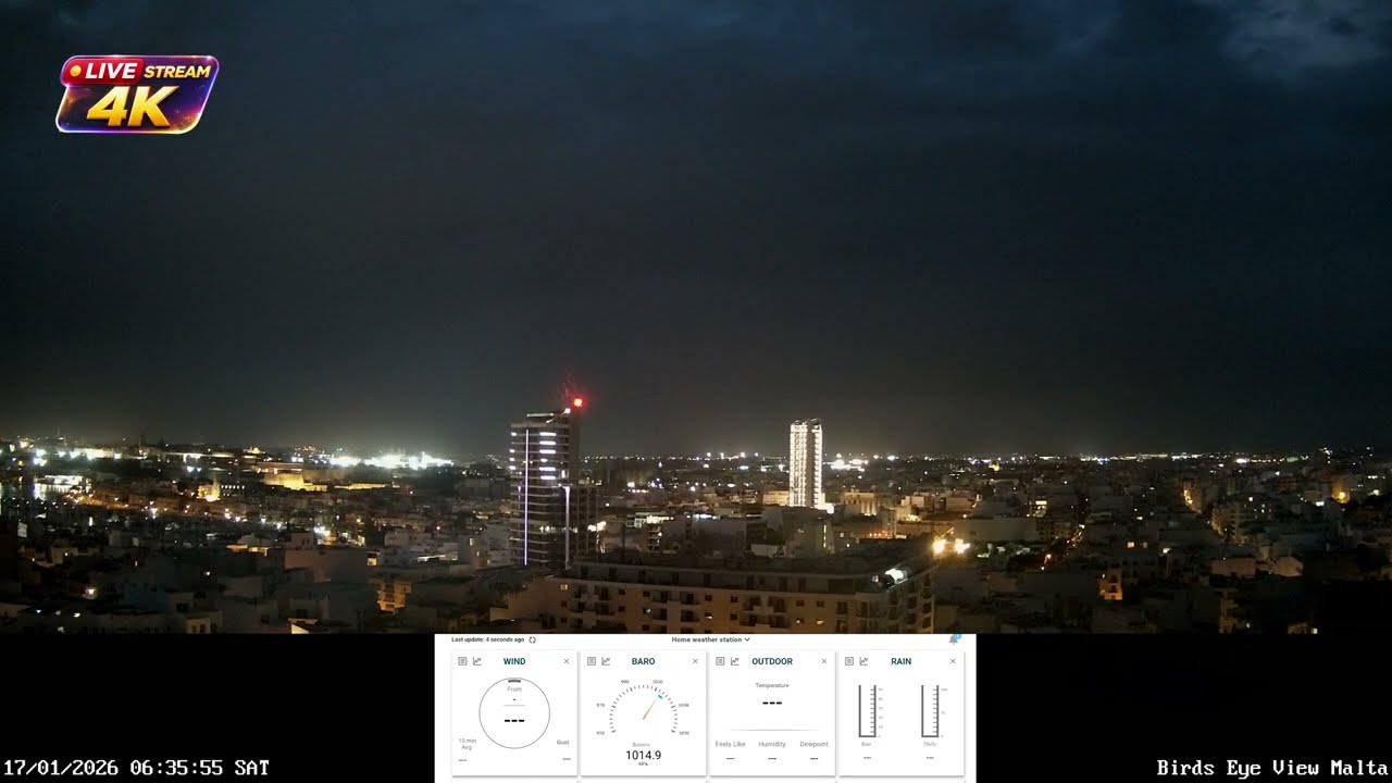 Malta Live Stream in 4K UHD 24/7 + Chill Out Music Vibes