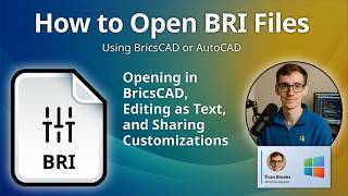 How to Open BRI Files (BricsCAD Menu Resource)