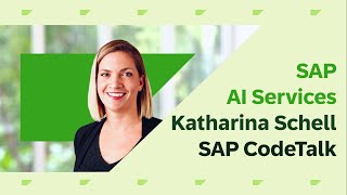 SAP CodeTalk with Katharina Schell by SAP Developers 609 views 1 month ago 27 minutes