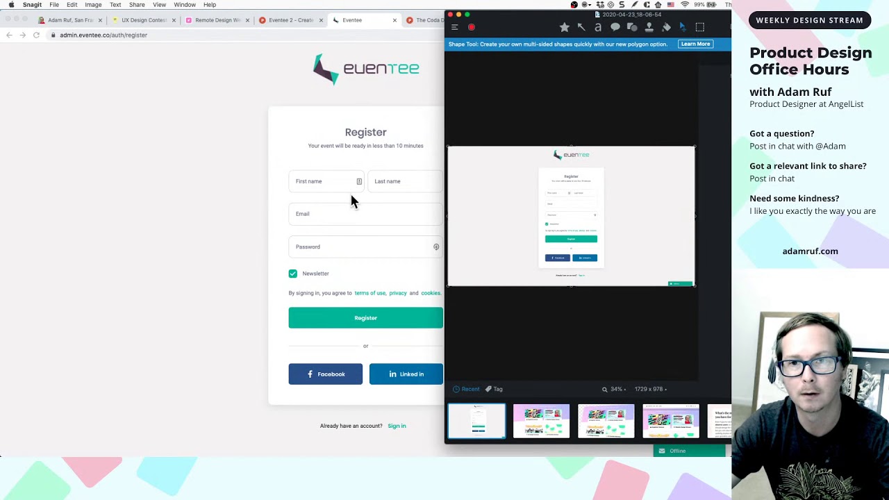 (April 23) LIVE UX/UI Design Office Hours with Product Designer, Adam ...