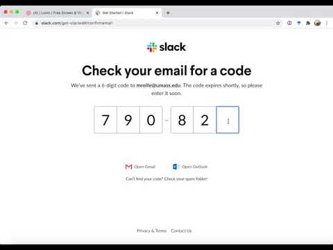 Creating a new slack workspace