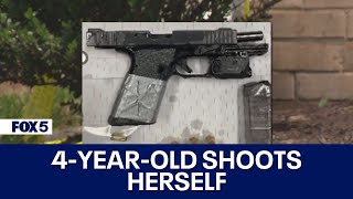 4-year-old recovering after shooting herself in Maryland