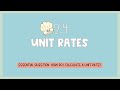 Unit Rate Quiz