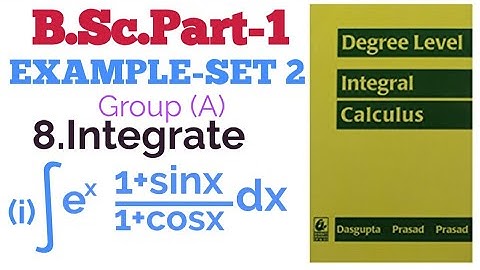Integrate e^x 1+sinx/1+cosx dx