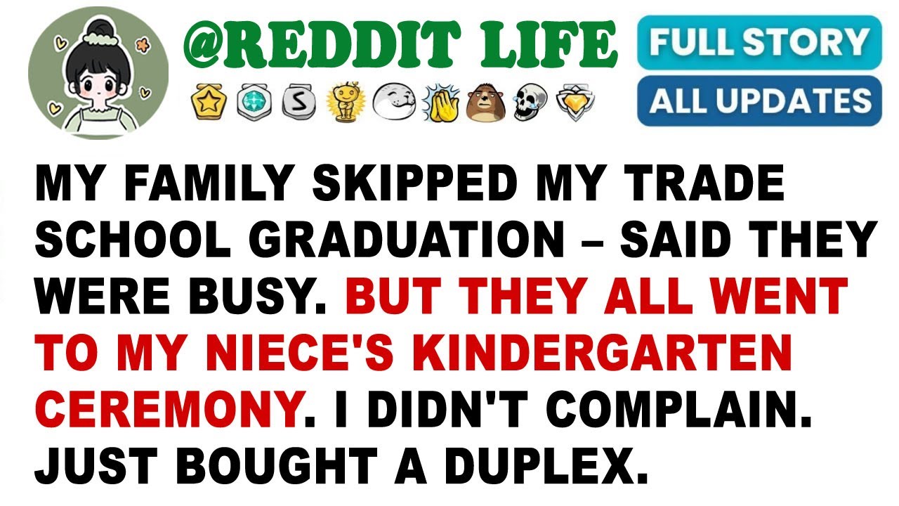 My Family Skipped My Trade School Graduation - Said They Were Busy. But They All Went To My…