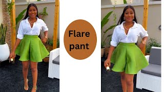 How To Cut And Sew Flare Pants Step-By-Step Tutorial