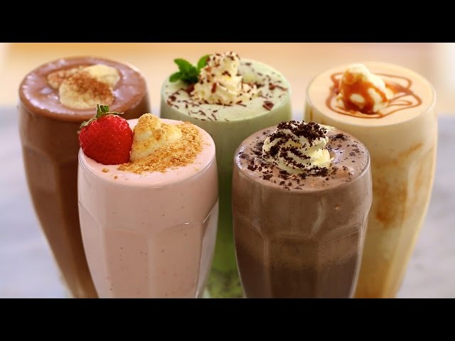 5 Homemade Ice Cream Milkshakes - Gemmas Bigger Bolder Baking Ep  71