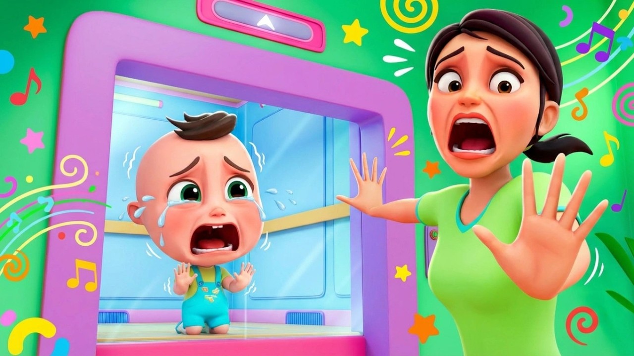 Bezpieczna winda kreskówka 🛗 Wesołe i edukacyjne piosenki dla dzieci | Baby Berry