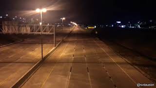Hauling ass on a highway late at night
