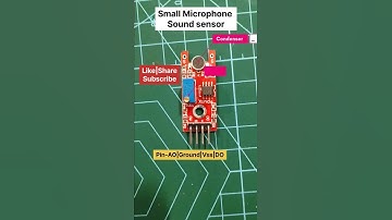 Small Microphone Sound Sensor